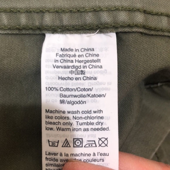 Madewell Fleet Military Jacket Size Small Olive Green Cotton - Picture 8 of 13